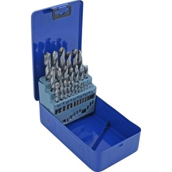 HSS fúrószár készlet készlet, 25 db, 1-13 mm