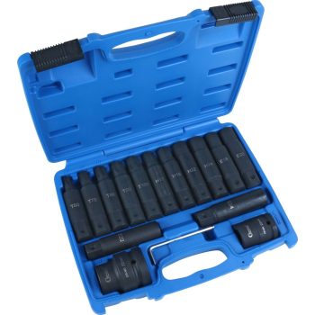 Speciális  bitkészlet teherautókhoz, 16 db, 3/4 + 1 ", CrMo   Speciális  bitkészlet teherautókhoz, 16 db, 3/4 + 1 ", CrMo