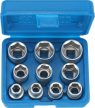 Dugófej készlet 1/2",10db-os,3/8"-15/16"