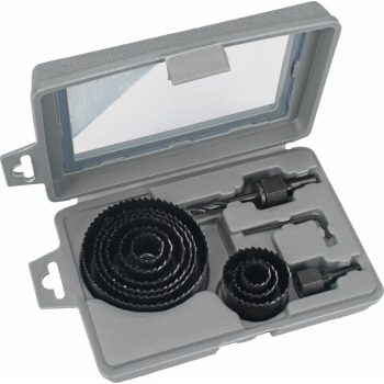   Koronafúró készlet 12 db, vágási mélység 25 mm, o 19-82 mm