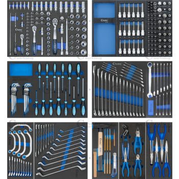 Műhelykocsi (7029) 294db szerszámmal