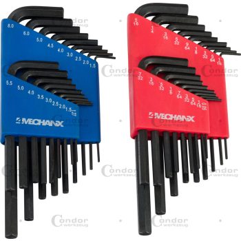 Imbuszkészlet, 36db, metrikus, collos