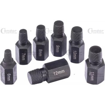Csavarkihajtó készlet, 7 részes, M6-12