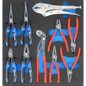 Fogó klt 10db-os profi szivacsbetétben