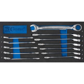 Racsnis csill-vill klt szivacsbetétben 8-19mm