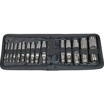 Lyukasztó készlet 15db-os 3-25mm