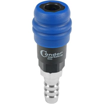   Levegős gyorscsatlakozó 2 fokozatú biztonsági kioldóval tömlős 12mm