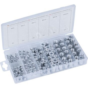 Szegecsanya készlet aluminium 150db-os