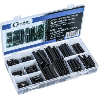   Hasított csapszeg készlet 315 db, O 2-10 mm, 5-50 mm hosszú