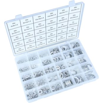 Tömítő alátét készlet aluminium 520db-os,30 méret