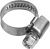 Tömlőbilincs (ABA bilincs), 100 db, W2, rozsdamentes, 12-20 mm, 9 mm széles