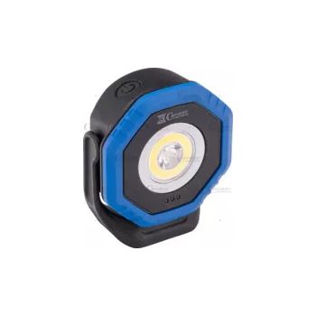   Újratölthető kézi reflektor, vezeték nélküli töltés, COB LED “Twin Beam 2-in-1”