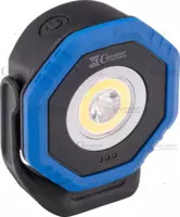 Újratölthető kézi reflektor, vezeték nélküli töltés, COB LED “Twin Beam 2-in-1”