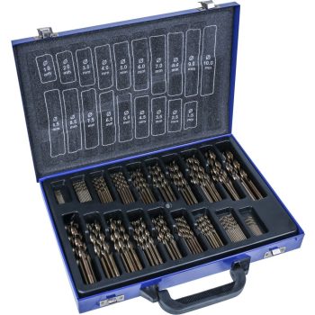 Fúrószár készlet 1-10mm HSS-Co 170db-os