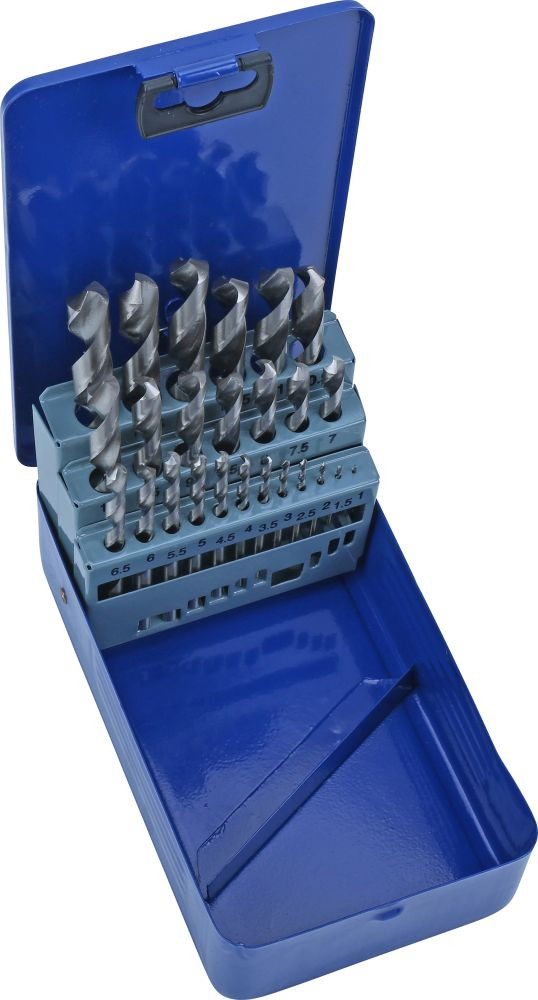 HSS fúrószár készlet készlet, 25 db, 1-13 mm HSS fúrószár készlet készlet, 25 db, 1-13 mm