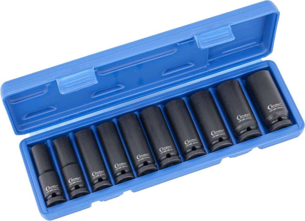 Dugófej készlet 1/2" 13-24mm gépi hosszított