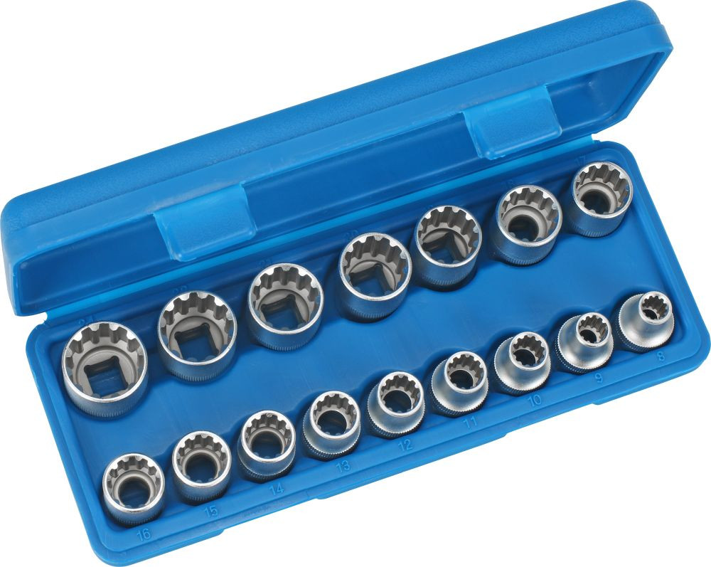Dugófej készlet 1/2",8-24mm,16db-os,Varioplus